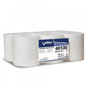 Rezerva prosoape in rola, Celtex 40130, autocut, 2 straturi, alb, 130 m, 6 role/bax Rezerva prosoape in rola, Celtex 40130, autocut, 2 straturi, alb, 130 m, 6 role/bax