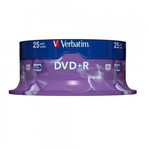 DVD+R Verbatim, 16x, 4.7 GB, 25 bucati/cake DVD+R Verbatim, 16x, 4.7 GB, 25 bucati/cake