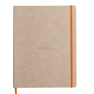 Notebook A4+ Rhodiarama, 80 file, ivory dictando, bej Notebook A4+ Rhodiarama, 80 file, ivory dictando, bej
