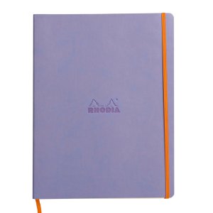 Notebook A4+ Rhodiarama, 80 file, ivory dictando, albastru Notebook A4+ Rhodiarama, 80 file, ivory dictando, albastru