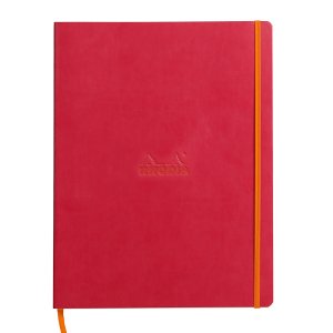 Notebook A4+ Rhodiarama, 80 file, ivory dictando, roze Notebook A4+ Rhodiarama, 80 file, ivory dictando, roze