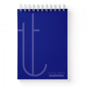 Bloc notes, Trendy, cu spira, A5, 70 file, matematica