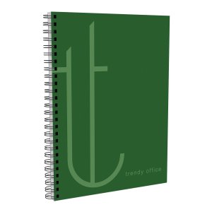 Caiet cu spira, Trendy Green, A4, matematica, 80 file Caiet cu spira, Trendy Green, A4, matematica, 80 file