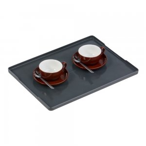 Tava servire Durable Coffee Point antracit, din plastic foarte subtire, rezistenta, durabila Tava servire Durable Coffee Point antracit, din plastic foarte subtire, rezistenta, durabila