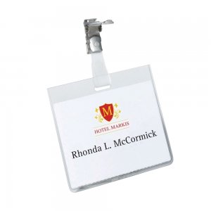 Ecuson orizontal Durable, 60 x 90 mm, cu clip Ecuson orizontal Durable, 60 x 90 mm, cu clip