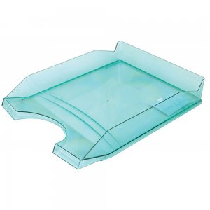 Tavita pentru documente Office Products, verde transparent