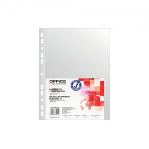 File de protectie Office Products, orange peel, 30 microni, A4, plastic, 100 bucati/set File de protectie Office Products, orange peel, 30 microni, A4, plastic, 100 bucati/set