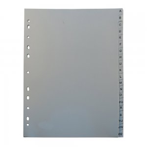 Separatoare Noki, din plastic, cu index A-Z