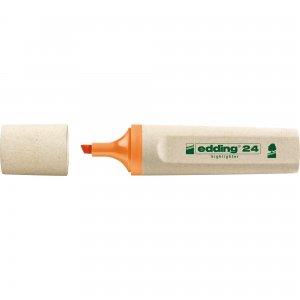 Textmarker Edding Ecoline, varf retezat, 2-5 mm, orange