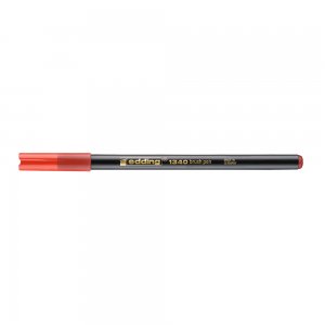 Marker Edding 1340, varf tip pensula, rosu Marker Edding 1340, varf tip pensula, rosu