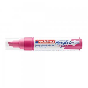 Marker acrilic, Edding 5000, varf tesit 5-10 mm, magenta Marker acrilic, Edding 5000, varf tesit 5-10 mm, magenta
