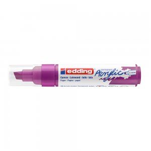 Marker acrilic, Edding 5000, varf tesit 5-10 mm, mov Marker acrilic, Edding 5000, varf tesit 5-10 mm, mov