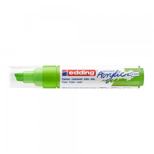 Marker acrilic, Edding 5000, varf tesit 5-10 mm, verde crud Marker acrilic, Edding 5000, varf tesit 5-10 mm, verde crud