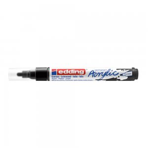 Marker acrilic Edding 5100, varf 2-3 mm, negru Marker acrilic Edding 5100, varf 2-3 mm, negru
