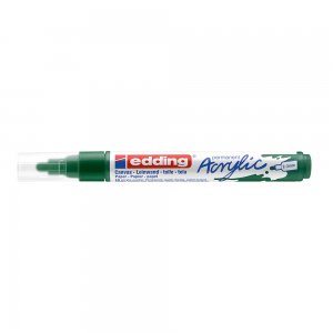 Marker acrilic Edding 5100, varf 2-3 mm, verde Marker acrilic Edding 5100, varf 2-3 mm, verde
