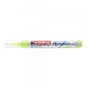 Marker acrilic Edding 5100, varf 2-3 mm, verde pastel Marker acrilic Edding 5100, varf 2-3 mm, verde pastel