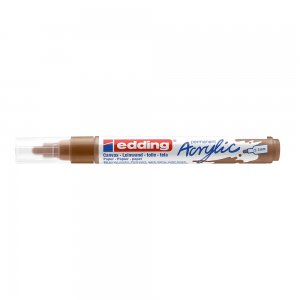 Marker acrilic Edding 5100, varf 2-3 mm, maro Marker acrilic Edding 5100, varf 2-3 mm, maro