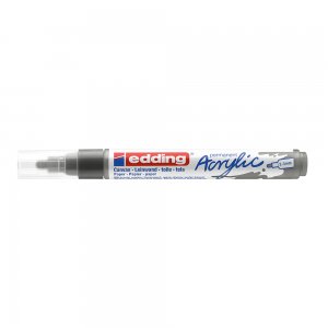 Marker acrilic Edding 5100, varf 2-3 mm, gri Marker acrilic Edding 5100, varf 2-3 mm, gri