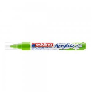 Marker acrilic Edding 5100, varf 2-3 mm, verde crud Marker acrilic Edding 5100, varf 2-3 mm, verde crud