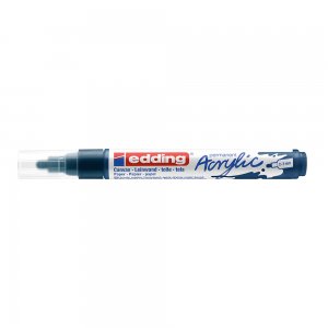 Marker acrilic Edding 5100, varf 2-3 mm, albastru inchis Marker acrilic Edding 5100, varf 2-3 mm, albastru inchis