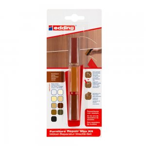 Kit Edding 8901, ceara pentru reparatii mobila, cires, blister Kit Edding 8901, ceara pentru reparatii mobila, cires, blister