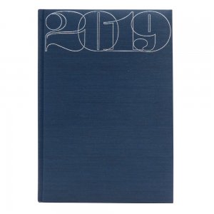 Agenda datata Silk, B5, coperta albastra