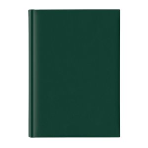 Agenda nedatata A5, hartie offset alb, coperta verde