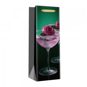 Punga cadou pentru sticle, 13 x 36 x 8.5 cm Punga cadou pentru sticle, 13 x 36 x 8.5 cm