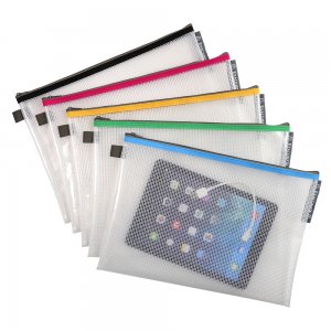 Mapa protectie, inchidere fermoar, A4, transparent Mapa protectie, inchidere fermoar, A4, transparent