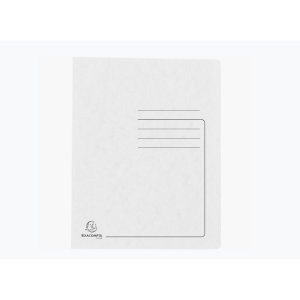Dosar cu sina Exacompta, A4, carton Colorspan, alb Dosar cu sina Exacompta, A4, carton Colorspan, alb