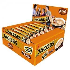 Cafea solubila Jacobs 3 in 1 Classic, 24 plicuri/cutie Cafea solubila Jacobs 3 in 1 Classic, 24 plicuri/cutie