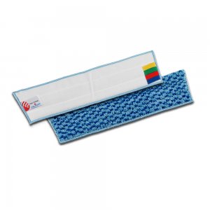 Mop microfibra si scrub, 40 cm, prindere velcro Mop microfibra si scrub, 40 cm, prindere velcro
