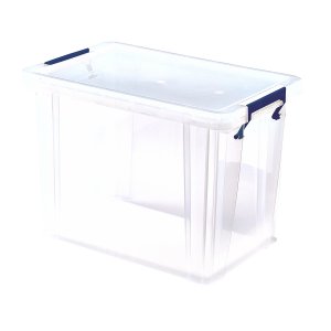 Cutie plastic cu capac Fellowes, ProStore, 18.5 litri Cutie plastic cu capac Fellowes, ProStore, 18.5 litri