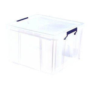 Cutie plastic cu capac Fellowes, ProStore, 48 litri Cutie plastic cu capac Fellowes, ProStore, 48 litri