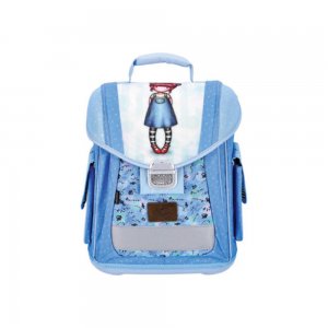 Ghiozdan Gorjuss Santoro ergonomic, solid, catarama metalica, 25 L, aspect stralucitor, Where Am I Ghiozdan Gorjuss Santoro ergonomic, solid, catarama metalica, 25 L, aspect stralucitor, Where Am I