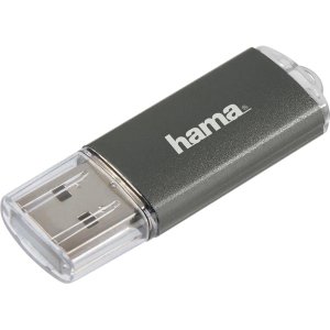 Memorie USB HAMA Laeta 124002, 16GB, USB 3.0, gri Memorie USB HAMA Laeta 124002, 16GB, USB 3.0, gri