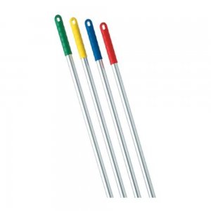 Coada din aluminiu pentru mop, filet anodizat, maner plastic, 1.4 m Coada din aluminiu pentru mop, filet anodizat, maner plastic, 1.4 m