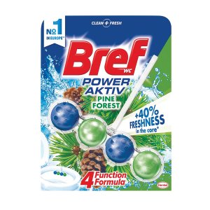 Odorizant toaleta solid, Bref Power Aktiv, pin, 50 g