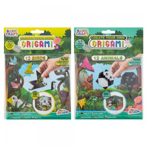 Set Origami Creative Craft, 12 foi cu 24 ochi mobili Set Origami Creative Craft, 12 foi cu 24 ochi mobili