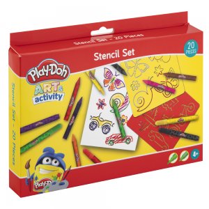 Set creativ Creative Craft, 20 piese, 6 sabloane si 14 culori Set creativ Creative Craft, 20 piese, 6 sabloane si 14 culori