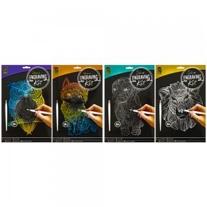 Set Creative Craft, de razuit A4, diverse modele Set Creative Craft, de razuit A4, diverse modele