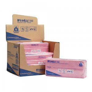 Lavete Kimberly-Clark Wypall X50 rosii, 50 bucati/set Lavete Kimberly-Clark Wypall X50 rosii, 50 bucati/set