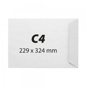 Plic C4, 229 x 324, offset alb, gumat, 80 g, 25 bucati/set