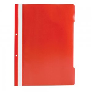 Dosar cu sina si 2 perforatii Noki, rosu, 50 bucati/set Dosar cu sina si 2 perforatii Noki, rosu, 50 bucati/set