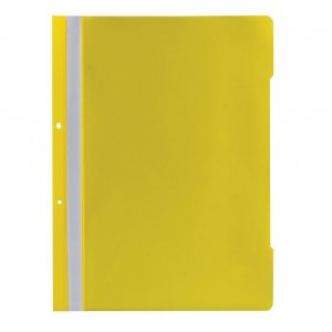 Dosar cu sina si 2 perforatii Noki, galben, 50 bucati/set Dosar cu sina si 2 perforatii Noki, galben, 50 bucati/set