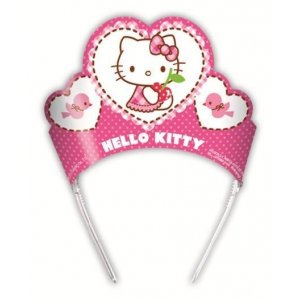 Coronita party Hello Kitty, 6 bucati/set