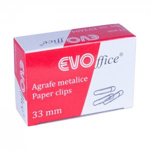 Agrafe 33 mm, zincate, 100 bucati/cutie