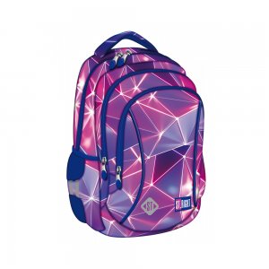 Ghiozdan Majewski, St Right BP26, 3 compartimente, Neon Party Ghiozdan Majewski, St Right BP26, 3 compartimente, Neon Party