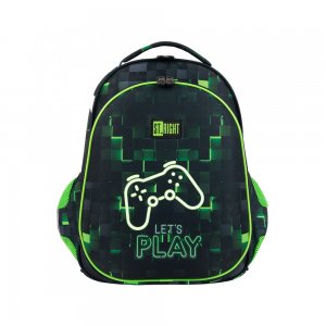 Ghiozdan Majewski, St Right HB01, 1 compartiment, Dark Game Ghiozdan Majewski, St Right HB01, 1 compartiment, Dark Game