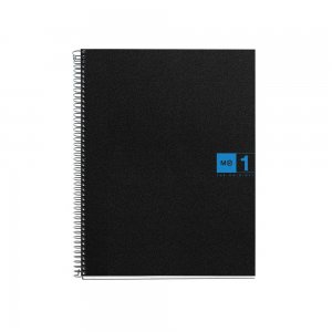 Caiet cu spira Miquelrius Originals, A5, matematica, 80 file, bleu Caiet cu spira Miquelrius Originals, A5, matematica, 80 file, bleu